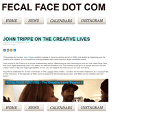 Tablet Screenshot of fecalface.com